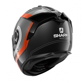 Shark Spartan GT Carbon - Tracker - White / Anthracite / Orange