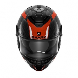 Shark Spartan GT Carbon - Tracker - White / Anthracite / Orange